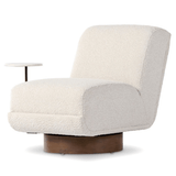 Bronwyn Swivel Chair with Side Table Accent Chair 240250-002 801542205621