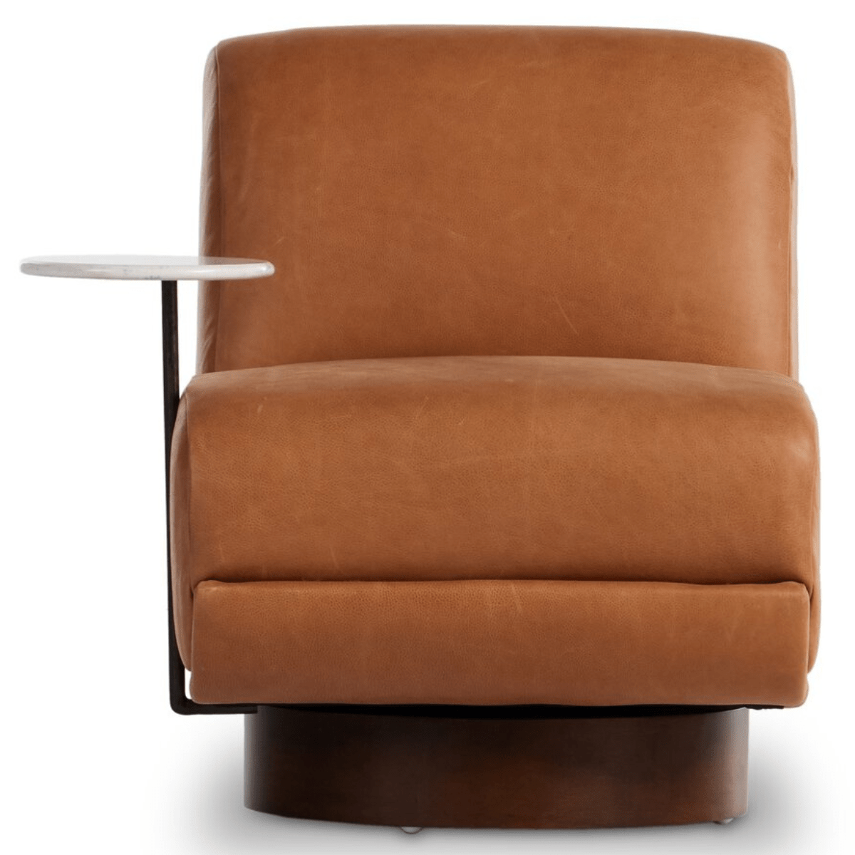 Bronwyn Swivel Chair with Side Table Accent Chair 240250-003 801542205638