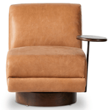 Bronwyn Swivel Chair with Side Table Accent Chair