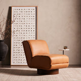 Bronwyn Swivel Chair with Side Table Accent Chair