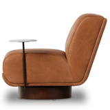 Bronwyn Swivel Chair with Side Table Accent Chair