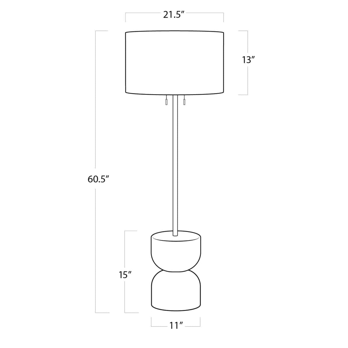 Bruno Floor Lamp Lamp 14-1041 844717096211