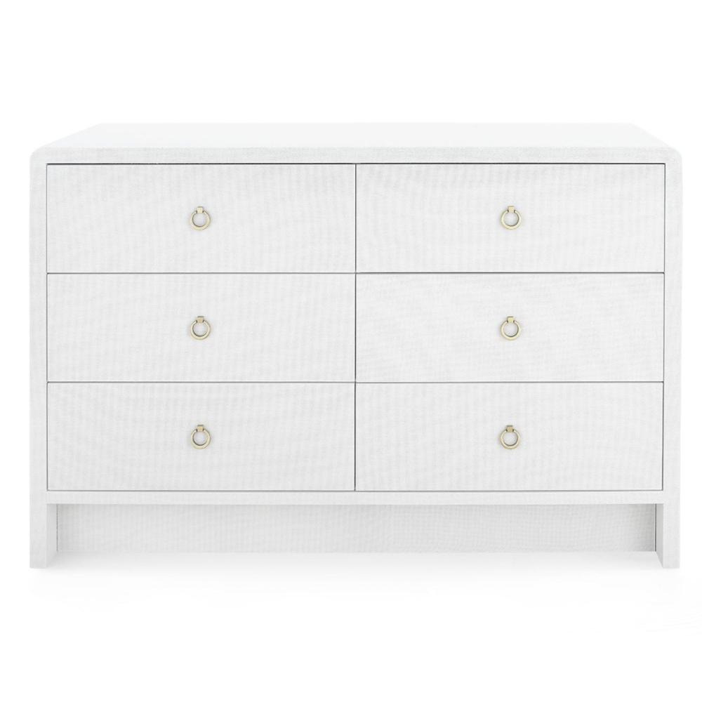 chinese dress ladies Bryant Linen Extra Wide 6-Drawer Dresser – Meadow Blu main image 0