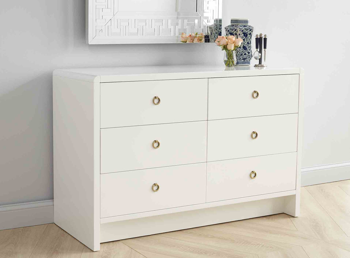 Bryant Linen Extra Large 6-Drawer Dresser Dressers