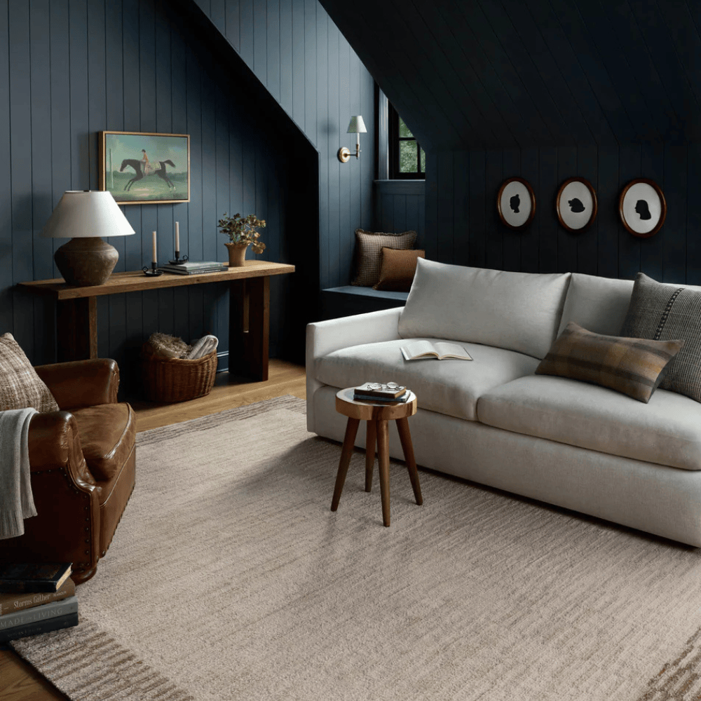 Calvin Ivory/Pebble Rug Rugs