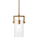 Cambrai Brass & Glass Pendant Pendants