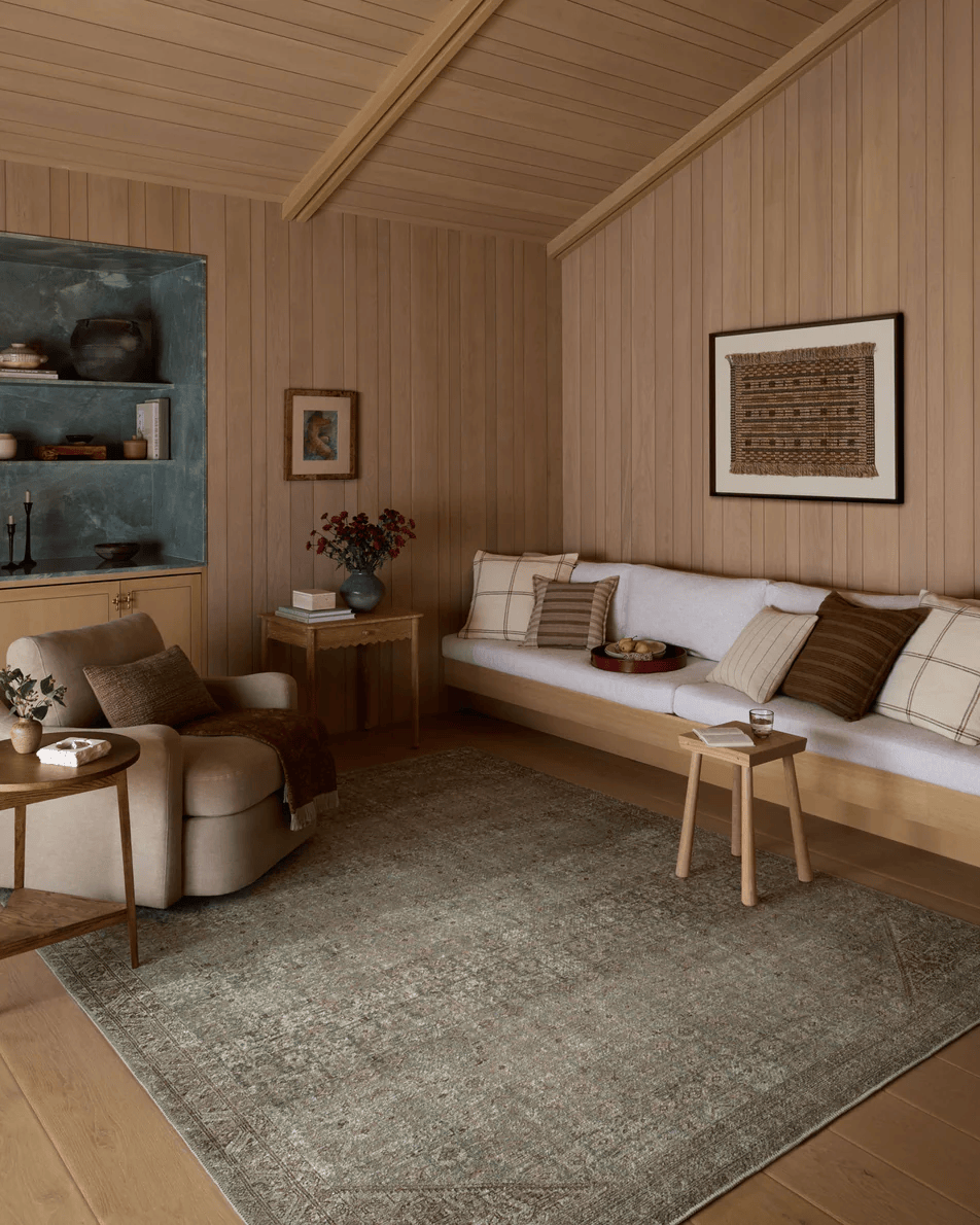 Cambria Aqua/Natural Rug Rugs