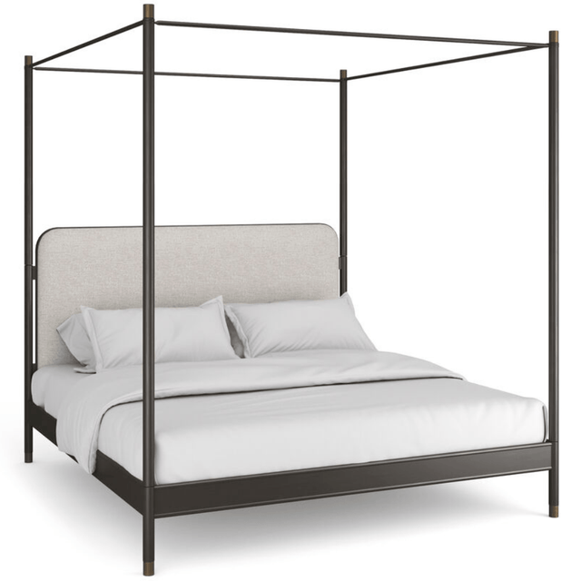 Campaign Bed with Canopy Beds + Headboards CLA-024-126 662896057492