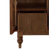 Campbell Cabinet Bookcases, Tall Cabinets + Shelving DOV11729-BRWN