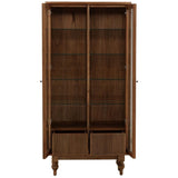 Campbell Cabinet Bookcases, Tall Cabinets + Shelving DOV11729-BRWN