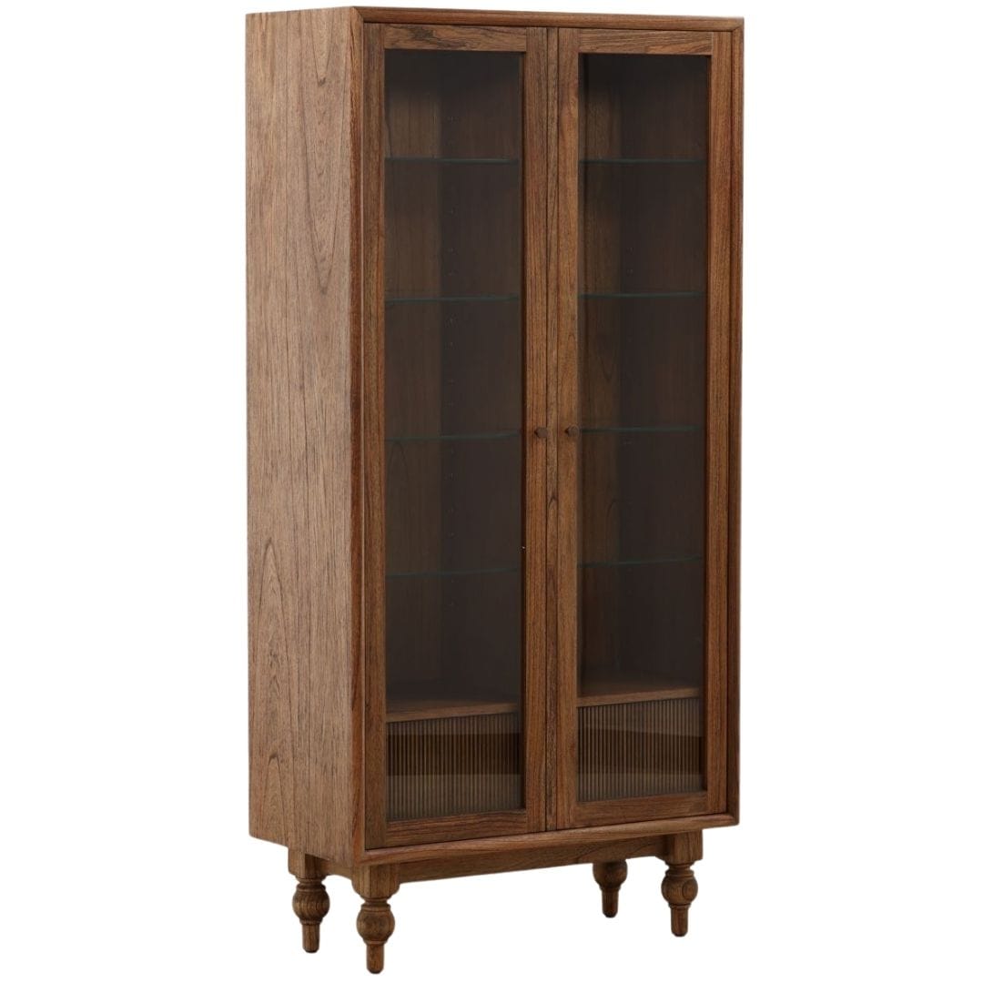 Campbell Cabinet Bookcases, Tall Cabinets + Shelving DOV11729-BRWN