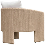 Candelabra Home Alexa Cream Outdoor Armchair Outdoor Dining Chair TOV-O68809