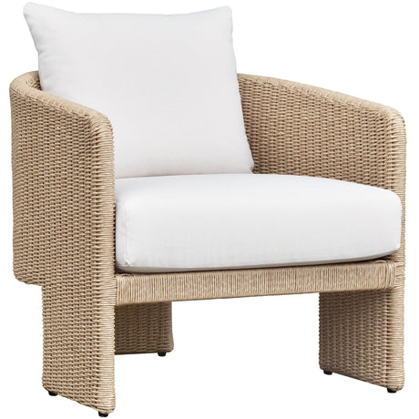 Candelabra Home Alexa Cream Outdoor Armchair TOV-O68809