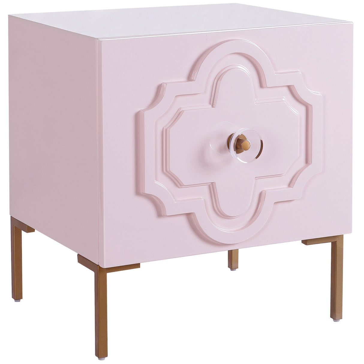 Candelabra Home Anna Lacquer Side Table Side Tables TOV-OC4106