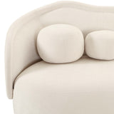 Candelabra Home Circe Textured Velvet Sofa Sofas