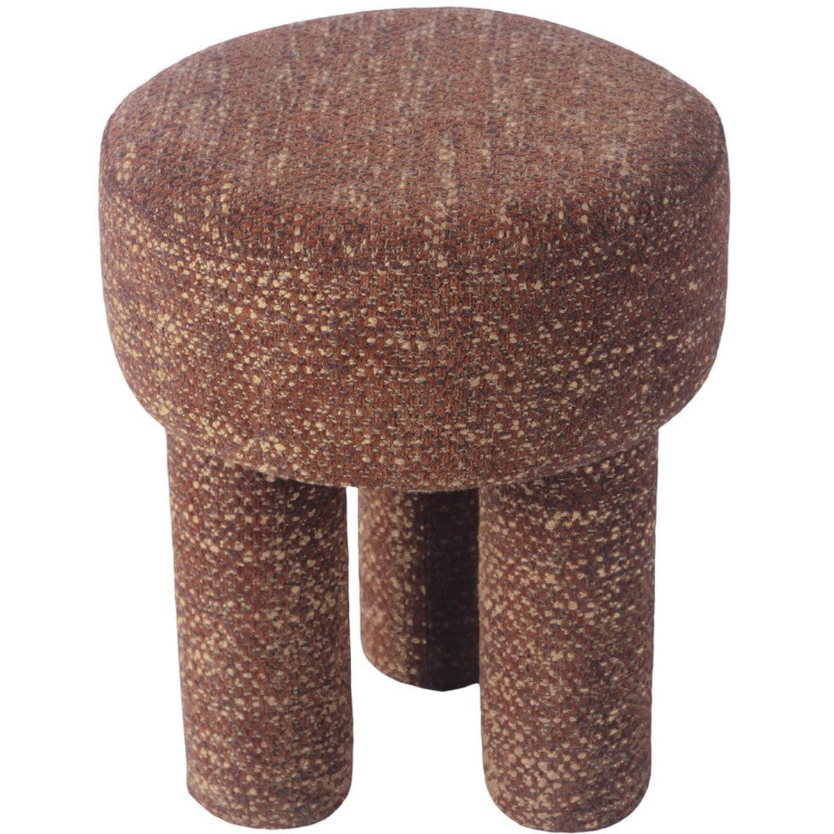 Stunning Ruby Decorative Stool With Waste Cushion image