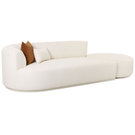 Candelabra Home Fickle 2-Piece Chaise Modular Sofa Furniture
