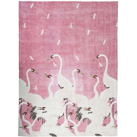 Candelabra Home Flamingo Pink Area Rug