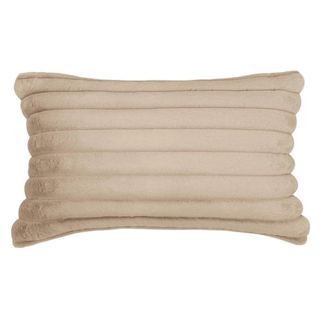 Candelabra Home Furry Vegan Fur Accent Pillow Pillows