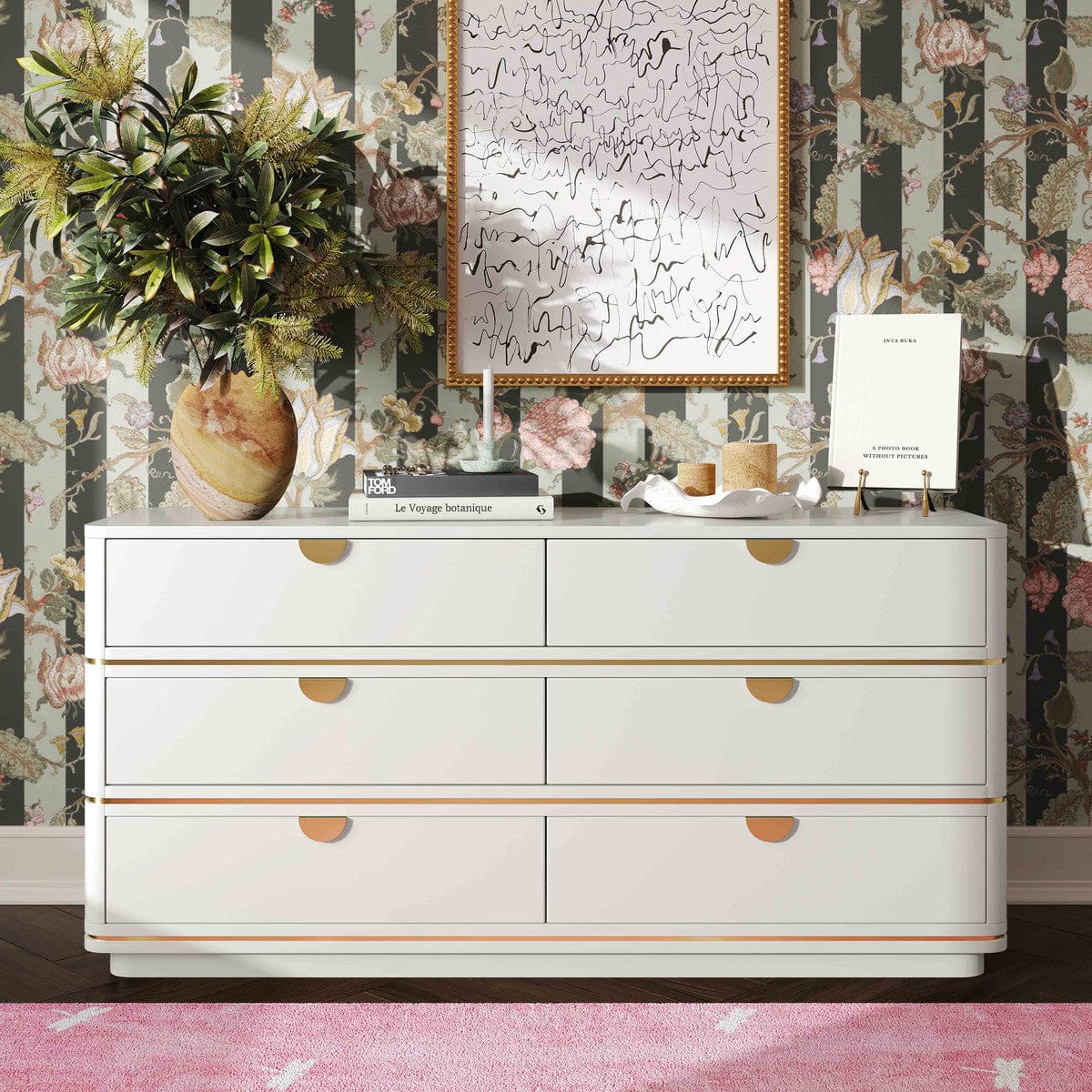 Josephine 6 Drawer Meadow Blu Josephine 6 Drawer Meadow Blu