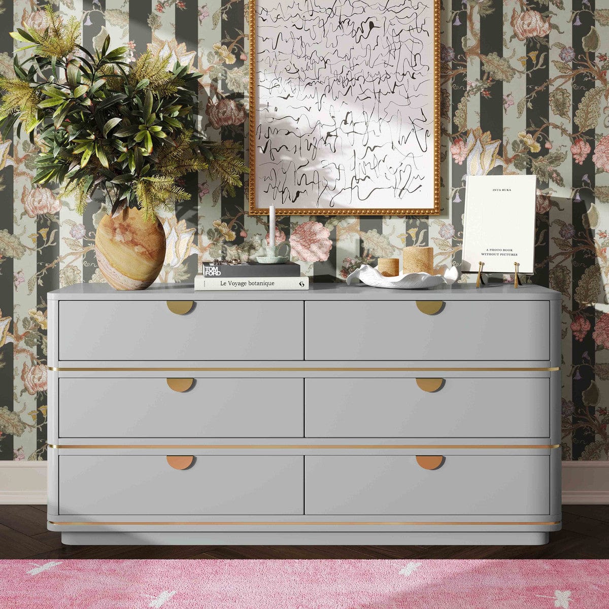 Josephine 6 Drawer Meadow Blu Josephine 6 Drawer Meadow Blu