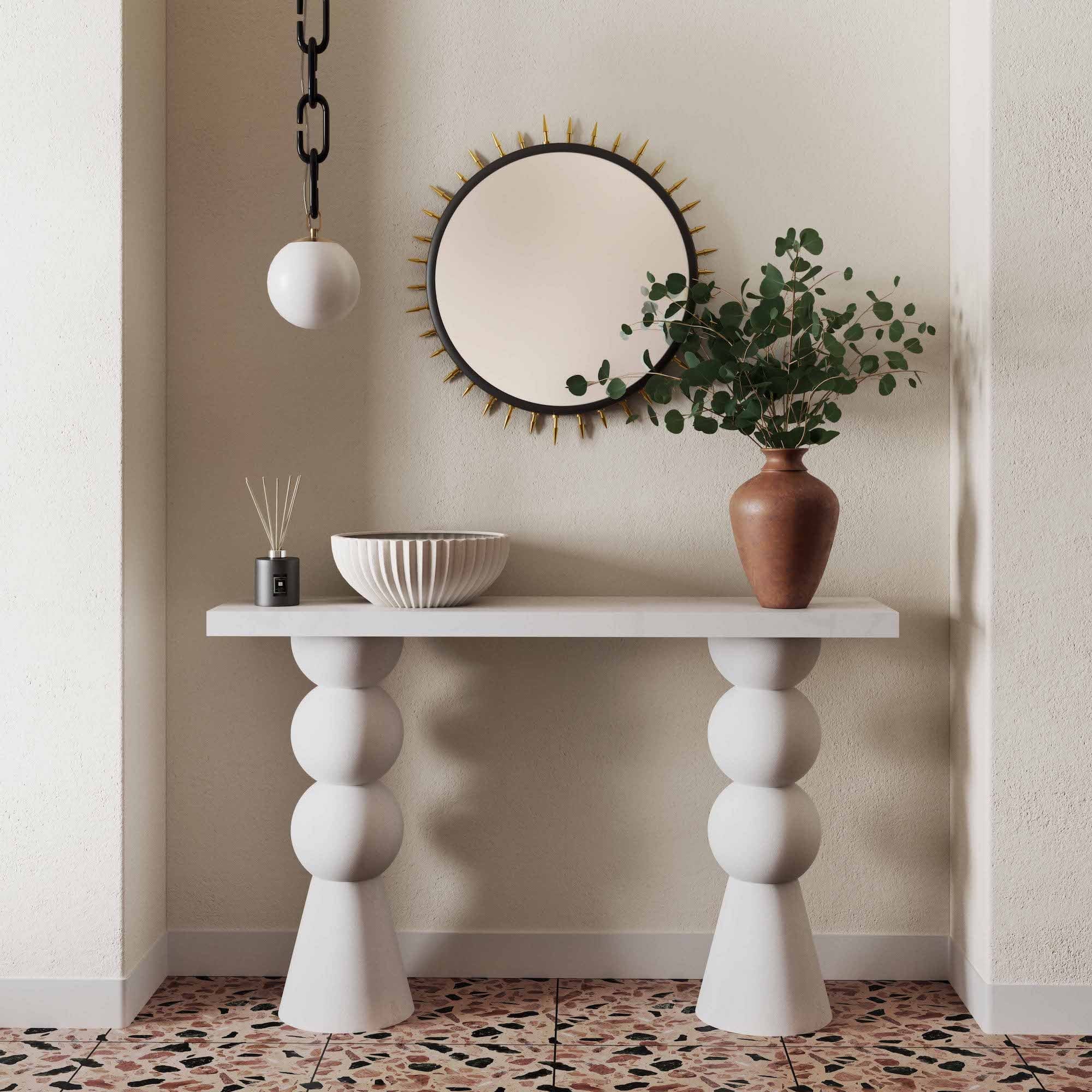 Plaster console table online