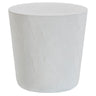 Candelabra Home Margot Light Grey Faux Plaster Indoor / Outdoor Concrete Stool Stools TOV-O54298