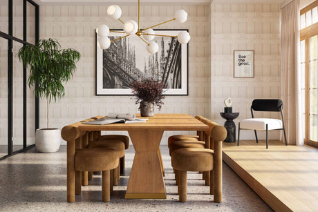 Candelabra Home Nolan Natural Wood Dining Table Wooden Dining Table