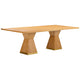 Candelabra Home Nolan Natural Wood Dining Table Wooden Dining Table tov-REN-D6040-15