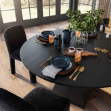 Candelabra Home Nolan Natural Wood Round Dining Table Dining Tables