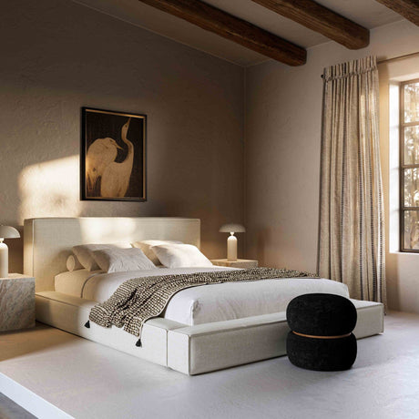 Candelabra Home Olafur Linen Bed Linen Upholstered Bed