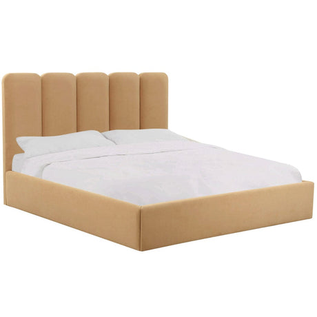 Candelabra Home Palani Velvet Bed Bed with Panel Insert Options TOV-B68742