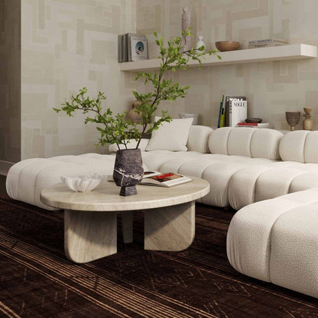 Candelabra Home Patrizia Concrete Indoor/Outdoor Round Coffee Table Coffee Tables TOV-OC54246 793580627865