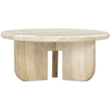 Candelabra Home Patrizia Concrete Round Coffee Table Coffee Tables TOV-OC54246