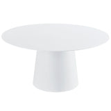Candelabra Home Pauline White Ash 62" Round Dining Table Dining Tables TOV-D68759