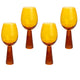 Candelabra Home Rose Wine Glasses - Set of 4 Glassware TOV-T68860