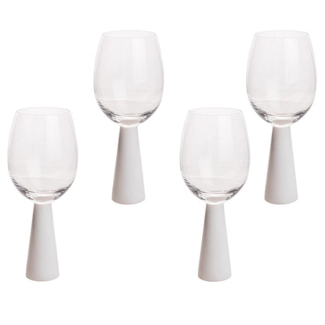 Candelabra Home Rose Wine Glasses - Set of 4 Glassware TOV-T68862