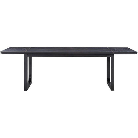 Candelabra Home Shiloh Dining Table Black Wooden Rectangular Dining Table TOV-D54236