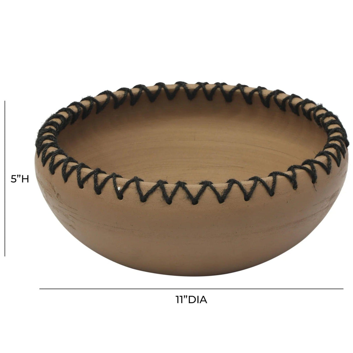 Candelabra Home Souk Natural Terracotta Bowl Bowls TOV-C18566