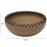 Candelabra Home Souk Natural Terracotta Bowl Bowls TOV-C18566