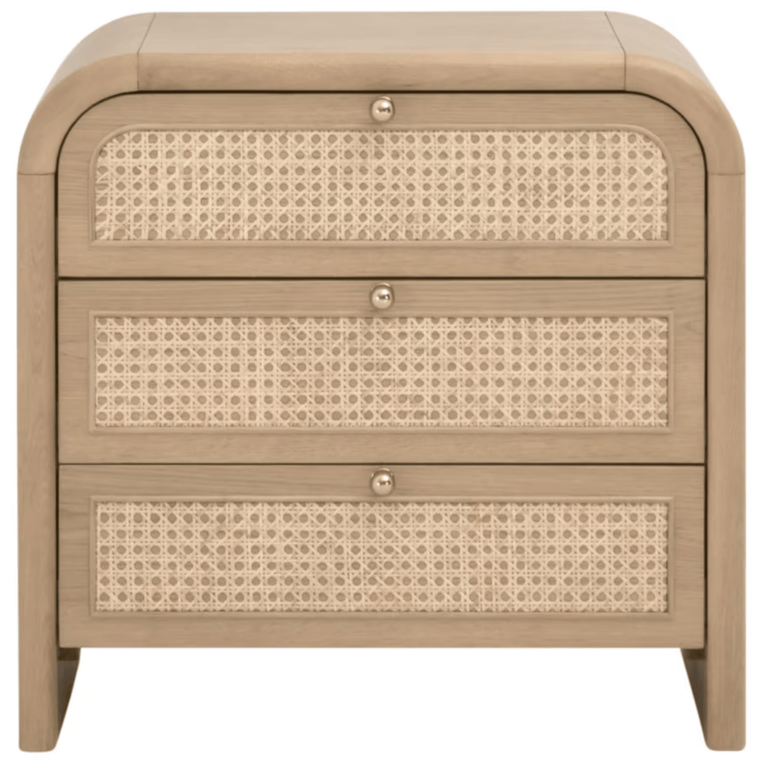 Cannes Nightstand Nightstands + Bedside Tables 5280.NAT-OAK 842279145521