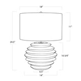 Canyon Ceramic Table Lamp Lamp 13-1369 844717095948