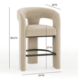 Capone Counter Stool Bar + Counter Stools
