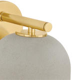 Cara Wall Sconce Wall Sconces H1025101-AGB/CCP 806134976835