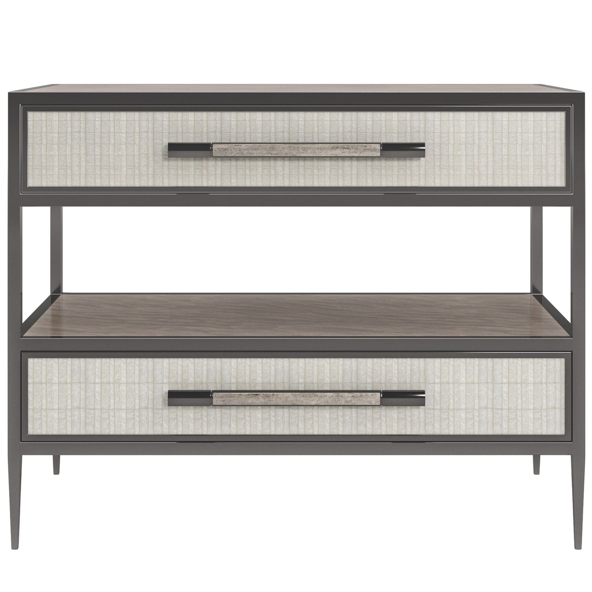 Dual Impressions Nightstand – Meadow Blu