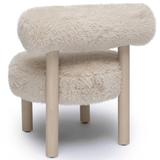 Carmel Vegan Shearling Accent Chair Accent Chair