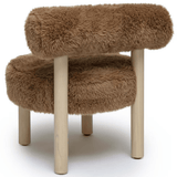 Carmel Vegan Shearling Accent Chair Accent Chair