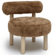 Carmel Vegan Shearling Accent Chair Accent Chair