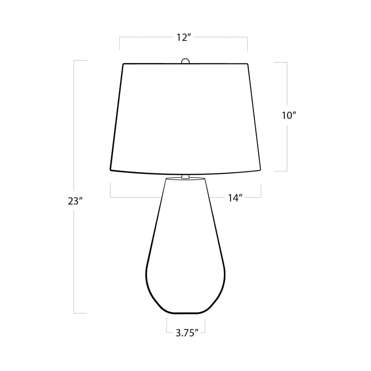 Cassia Chevron Table Lamp Lamp