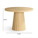 Cath Natural Round Dining Table Dining Table